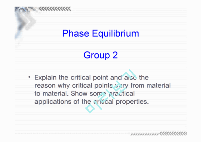 Critical point & applications   (2 )